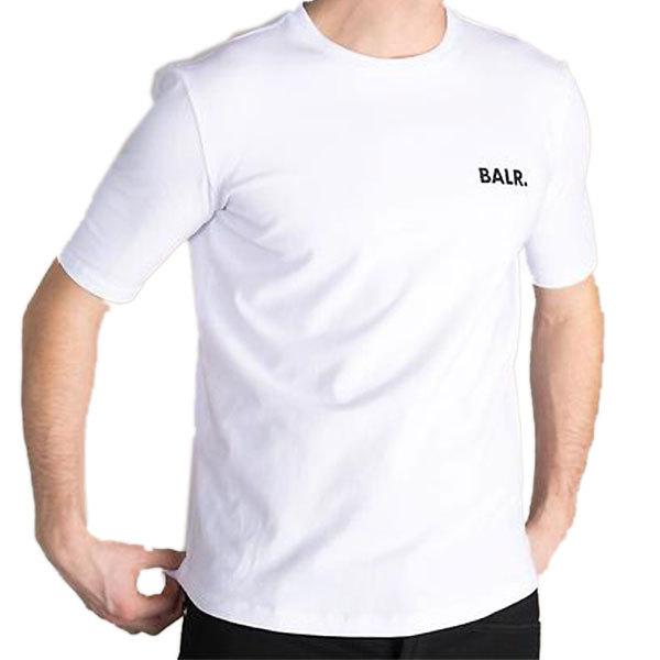 �{�[���[�iBALR.�j�@B11121050  WHT�@�T�b�J�[�@ATHLETIC SMALL BRANDED CHEST T-SHIRT ����T�V���c  22SS