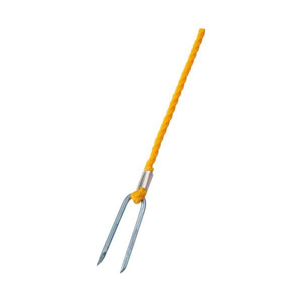 【メーカー】ダンノ（DANNO）【カテゴリー】ガッコウキキ【分類】キグ・ビヒン【商品説明】【カラー・仕様・サイズ】サイズ：クイ／直径0．4×6．5cm、ロープ／直径0．5×15cm材質：クイ／スチール、ロープ／ポリプロピレン重量：20g