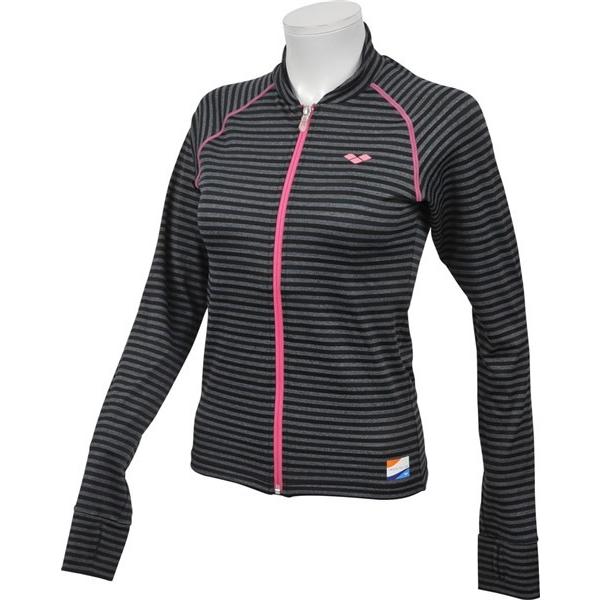 Arena アリーナ Asn8407w Gry スイミング 水着 T Body Zipラッシュガード パッド付き Under The Sun レディース 18fw Fakfakkab Go Id