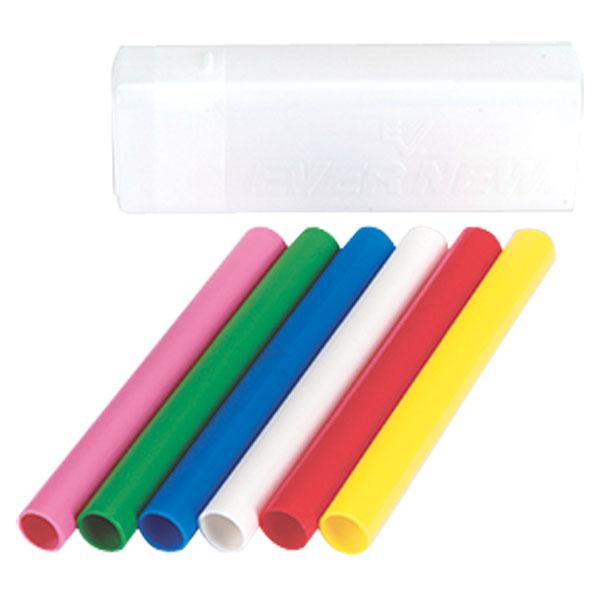 【メーカー】エバニュー（Evernew）【カテゴリー】陸上・ランニング【分類】器具・備品【商品説明】小学校低学年向きのリレーバトンです。【カラー・仕様・サイズ】素材：ポリエチレンサイズ：直径2.9cm×長さ29cm重さ：40g/1本付属品：...