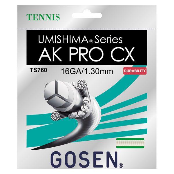 GOSEN（ゴーセン） ウミシマAKプロCX16 TS760NA テニス ガット 14FW