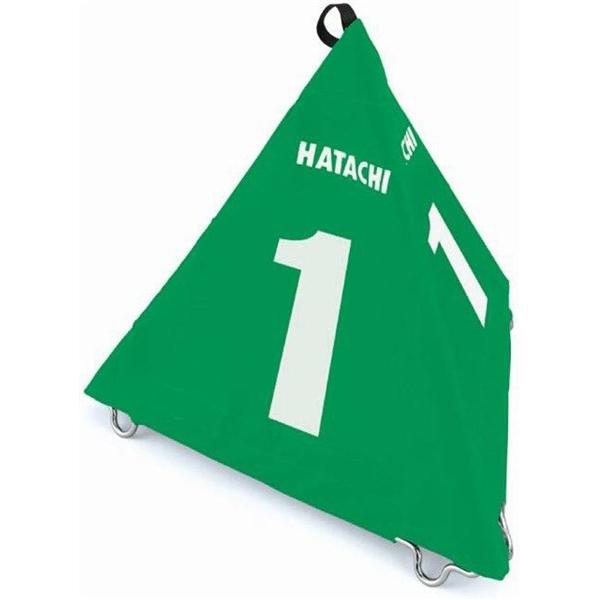 HAC-BH4210-35-4 ハタチ BIGさんかく表示板（グリーン・ナンバー：4） HATACHI　グラウンドゴルフ用品
