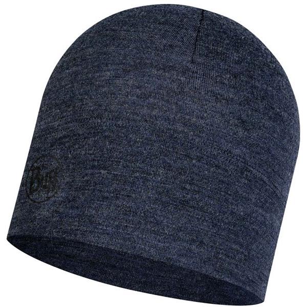 Buffiotj@368751@jO@Lbv@MIDWEIGHT MERINO WOOL HAT NIGHT BLUE MELANGE@20SS