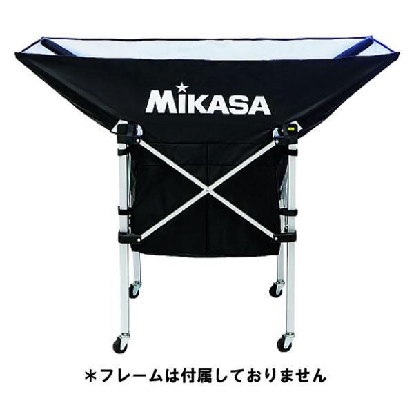 【メーカー】ミカサ（MIKASA）【カテゴリー】バレーボール【分類】アクセサリー【商品説明】携帯用折り畳み式ボールカゴ（舟型）用の幕体のみ。【カラー・仕様・サイズ】素材：幕体/ナイロンサイズ：50×123×70cmカラー：ブラックフレーム・...