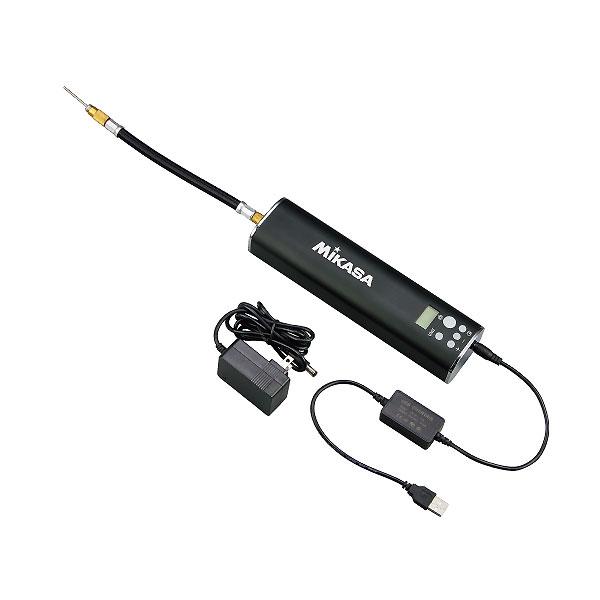 【メーカー】ミカサ（MIKASA）【カテゴリー】アクセサリー【分類】グッズソノタ【商品説明】圧力設定機能付きで、設定値に到達すると自動停止します。充電時間、約60-90分。※ボールに空気を入れるときは、バルブの傷つけや、針の破損を防ぐために...