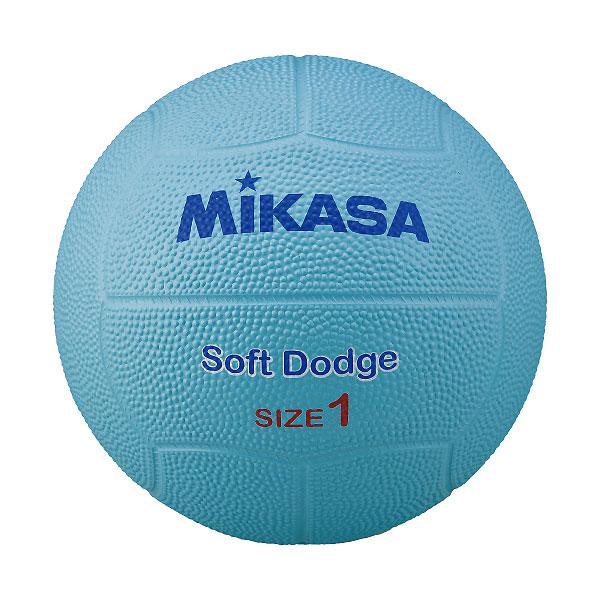 ミカサ（MIKASA）　STD1SRBL　ドッジボール  ボール  ソフトドッジボール 1号球 ブルー　22SS