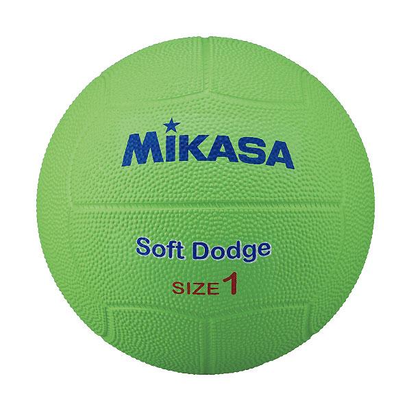 ミカサ（MIKASA）　STD1SRLG　ドッジボール  ボール  ソフトドッジボール 1号球 ライトグリーン　22SS