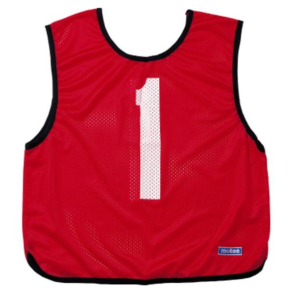 モルテン MT-GB0112R ゲームベストジュニア 番号1〜10 10枚セット（赤）Molten ゲームビブス[MTGB0112R] 返品種別A molten（モルテン） ゲームベストジュニア赤10枚組み1〜10 GB0112R