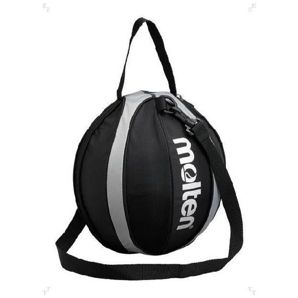 【メーカー】モルテン（Molten）【カテゴリー】バスケット【分類】バッグ【商品説明】肩ひも付きのバスケットボールバッグ。【カラー・仕様・サイズ】カラー：黒×シルバー素材：ナイロン原産国：中国、マレーシア肩ひも付き
