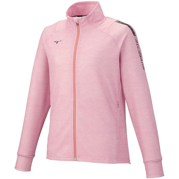 ミズノ　ストレッチブルゾン　ピンク　2XL MIZUNO（ミズノ） 32MC230163 マルチSP トレーニングウェア レディース