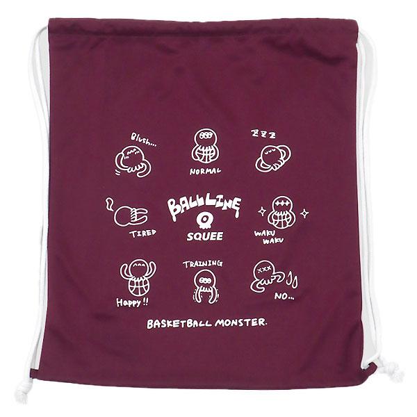 【メーカー】BALL LINE（ボールライン）【カテゴリー】バスケットボール【分類】その他バッグ・ケース【商品説明】BALL LINEのランドリーバックです。いろんなモンスターがたくさんデザインされた1枚。試合時にはユニフォームを入れたり、...
