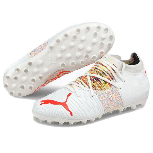 サッカースパイクプーマ PUMA プーマ フューチャー Z 2.4 HG/AG(オレンジ×イエロー