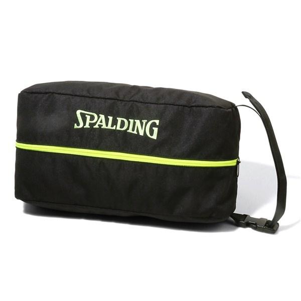 【メーカー】スポルディング （SPALDING）【カテゴリー】バスケットボール【分類】シューズケース【商品説明】シューズを収納可能なバッグ【カラー・仕様・サイズ】カラー：ライムグリーン素材：ポリエステルサイズ：38×19×14cm