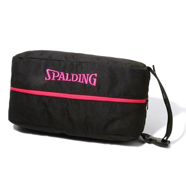 【メーカー】スポルディング （SPALDING）【カテゴリー】バスケットボール【分類】シューズケース【商品説明】シューズを収納可能なバッグ【カラー・仕様・サイズ】カラー：ピンク素材：ポリエステルサイズ：38×19×14cm
