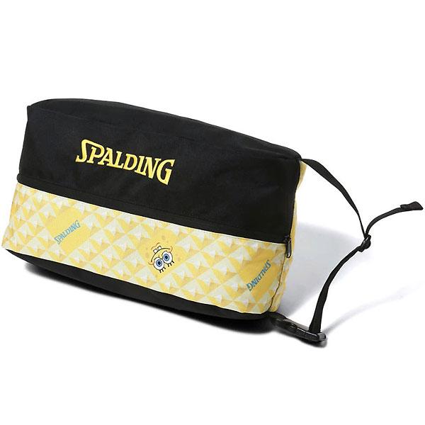 【メーカー】スポルディング （SPALDING）【カテゴリー】バスケットボール【分類】バッグ【商品説明】シューズを収納可能なバッグ。スポンジ・ボブの顔とSPALDINGロゴがライン状に配されたパターン。【カラー・仕様・サイズ】素材：ポリエス...