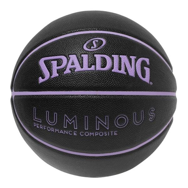 他サイト： SPALDING（スポルディング）　77-980J　バスケットボール　ルミナス ブラック×バイオレット 5号球　25SSの商品画像