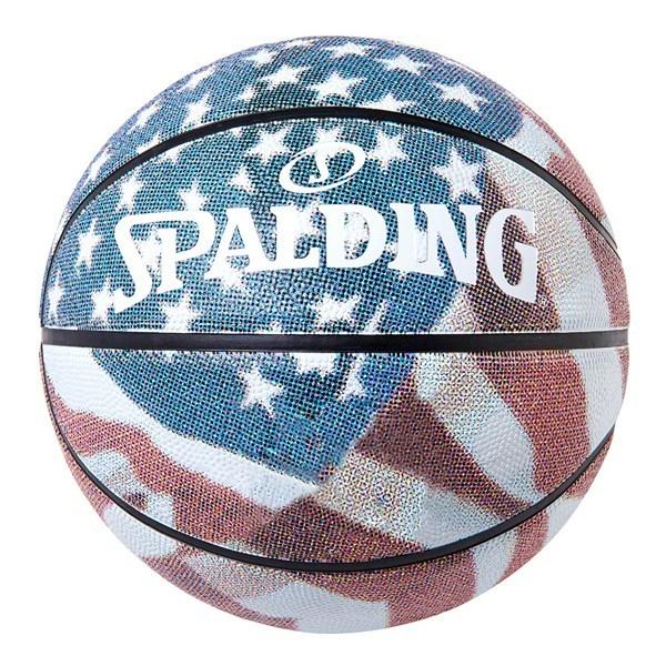 スポルディング （SPALDING） 84-320J バスケットボール ボール スターズアンドストライプスラバー SIZE7 21SS