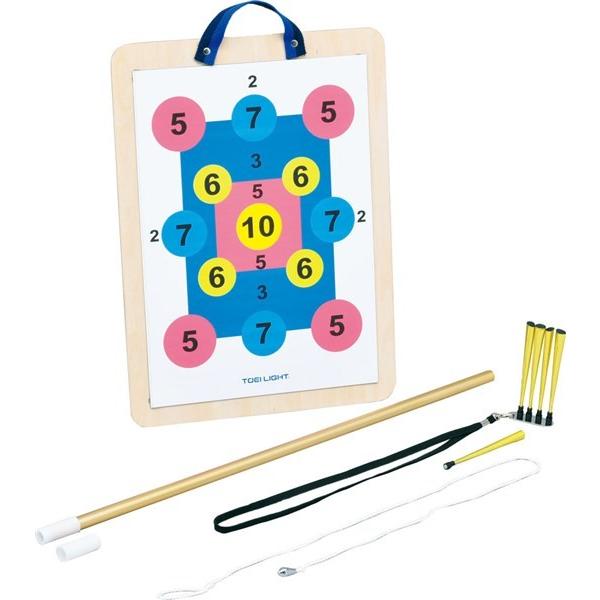 【メーカー】トーエイライト【カテゴリー】ガッコウキキ【分類】グッズ【商品説明】「マグネット吹矢」は誰もが楽しく気軽にできるレクレーションスポーツです。腹式呼吸により有酸素運動として、年齢や性別に関わらず幅広く楽しめます。軽くて持ち運び便利。...