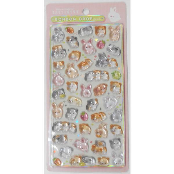 Q-LiA（クーリア） ボンボンドロップシール モルモット＆ウサギ 01186