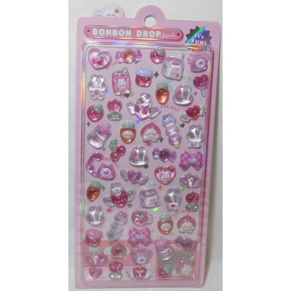 Q-LiA（クーリア） BONBON DROP ボンボンドロップシール ももいろ