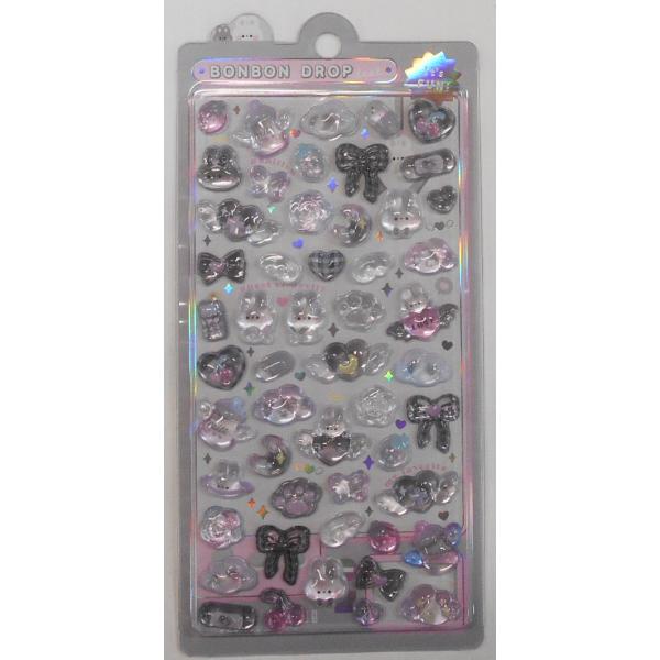 Q-LiA（クーリア） ボンボンドロップシール しろくろボンボン 91125