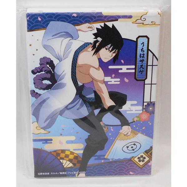 NARUTO SHIPPUDEN 文房具ケース　デットストック　ナルト　サスケ NARUTO-ナルト- 疾風伝 キャンバスアート うちはサスケ/舞踊