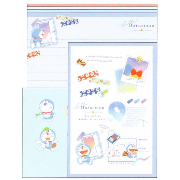 カミオジャパン ドラえもん レターセット 「ふんわりドラえもん