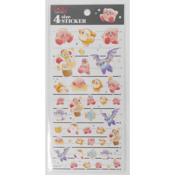 かーびー カミオジャパン 星のカービィ 4size STICKER カービィ＆フレンズ