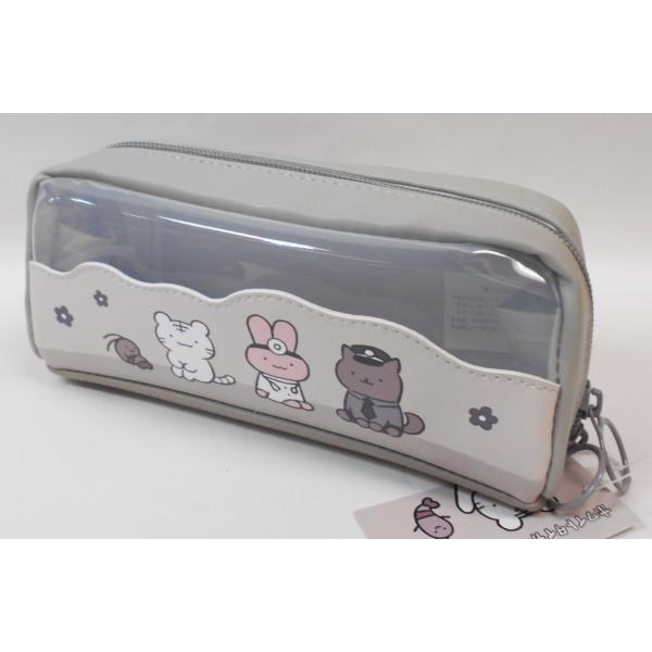 CRUX 筆箱 ホワイトタイガーとブラックタイガー ペンケース