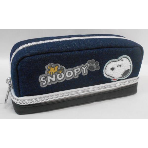CRUX（クラックス） スヌーピー デニムボトムルームペンケース