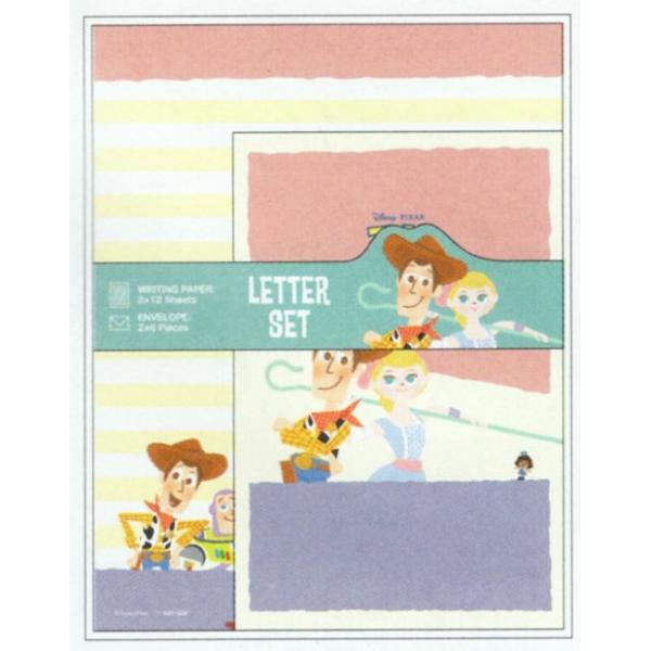 TOY STORY 【トイストーリー】レターセット&ステッカー※コメント要 asada_4901770589114