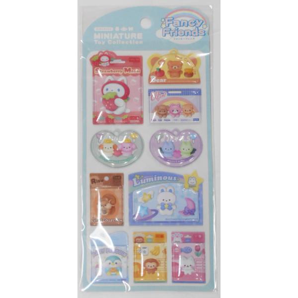 るーちゃん　セット シール ミニチュアトイコレクション Fancy Friends 82775 : 玩具と文具