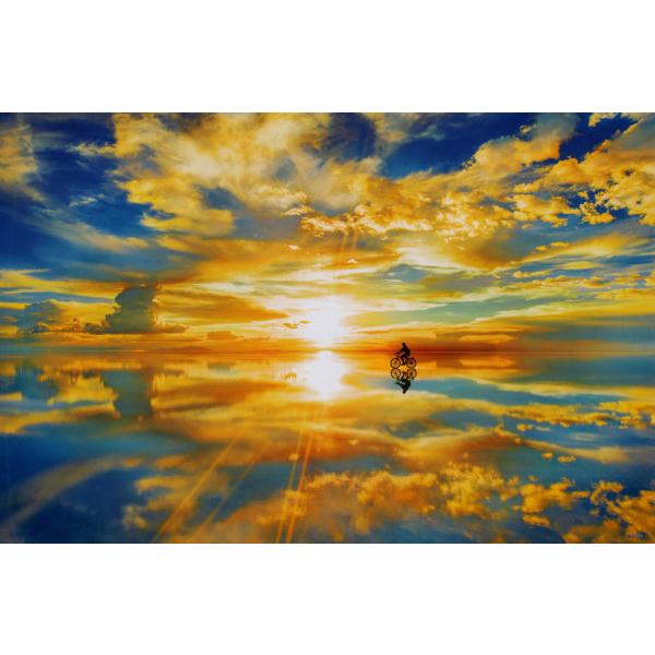 エポック社 ジグソーパズル 09-017s 金色のウユニ 1000ピース