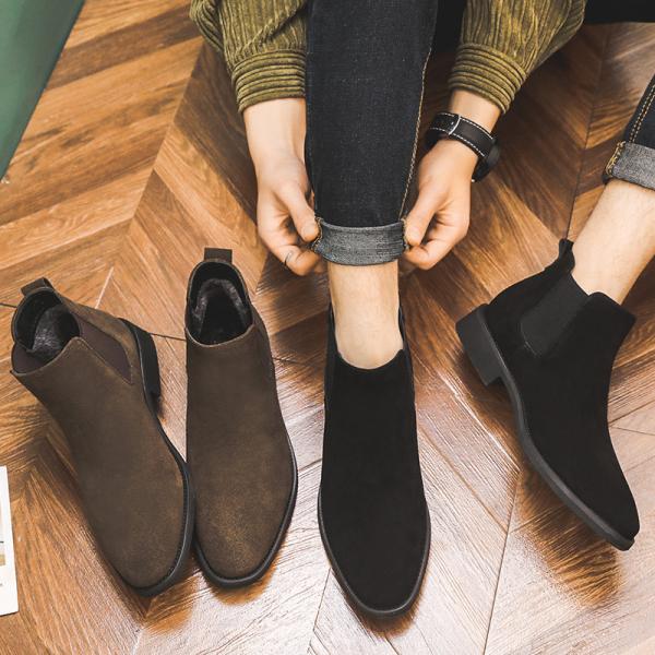 ショートブーツメンズサイドゴアブーツエンジニア紳士靴秋冬チェルシー