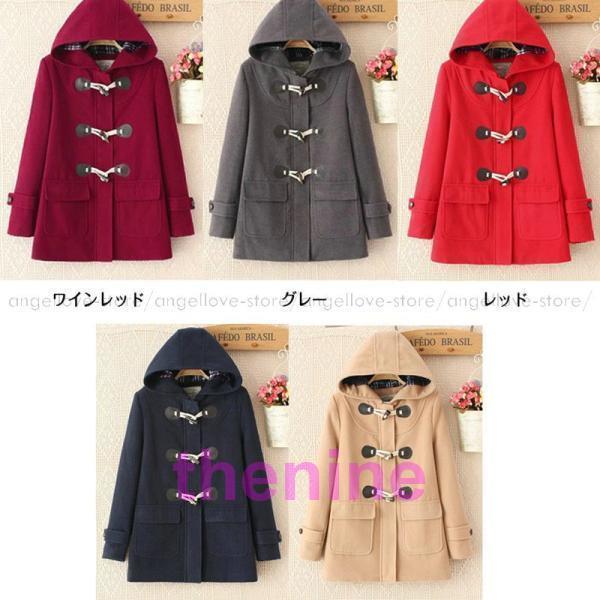 【美品】タケオキクチ　ダッフルコート　ロング丈　ウール　レッド　赤　Lサイズ TAKEO KIKUCHI ダッフルコート 赤 メンズ Lサイズ - メルカリ