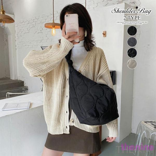 ショルダーバッグ レディース 斜めがけ 大人 軽量 大きめ キルティング
