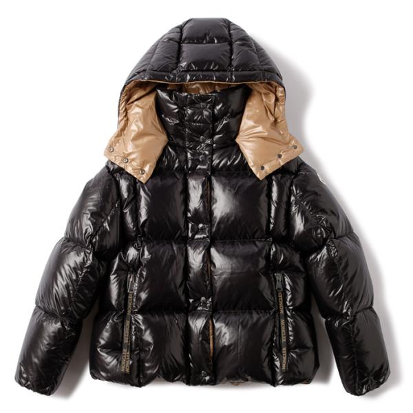 s*)様 新品ほぼ MONCLER 黒 サイズ３ テーラードジャケット ポリエス MONCLER (モンクレール) ポケット フルジップ ジャケット Samakar