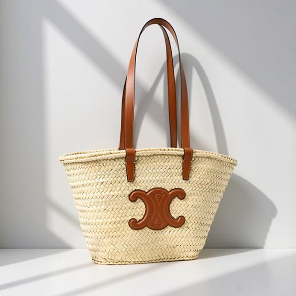 美品 CELINE トリオンフ ミディアム クラシックパニエ トートバッグ カゴ CELINE（セリーヌ） 【並行輸入品】 トートバッグ クラシック パニエ
