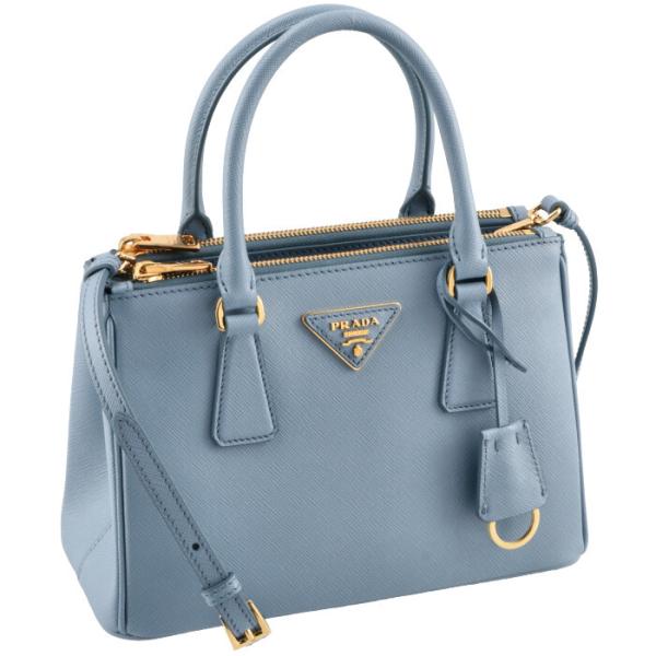 最終値下げ PRADA プラダ ハンドバッグ サフィアーノ グレージュ 1BA058 - ハンドバッグ