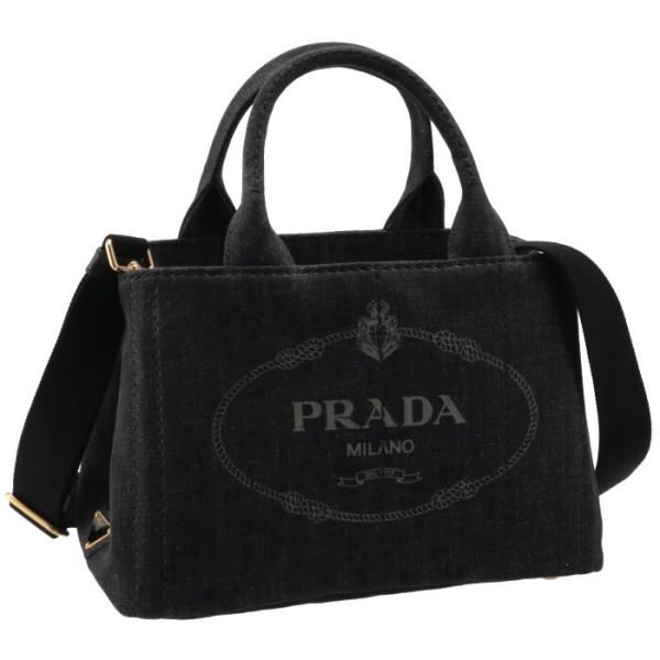 プラダ PRADA トートバッグ デニム カナパ CANAPA キャンバストート 2WAYハンドバッグ 2WAYハンドバッグ