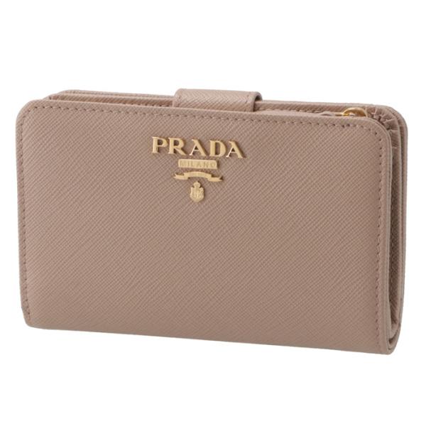 PRADA（プラダ） 【並行輸入品】 財布 サフィアーノメタル 二つ折り