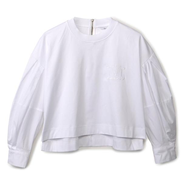 マックスマーラ MAX MARA シャツ ドリー コットン ポプリン ジャージー Tシャツ パフスリーブ バックファスナー 2411941012 0013 Max Mara（マックスマーラ） 【並行輸入品】 シャツ ドリー コットン