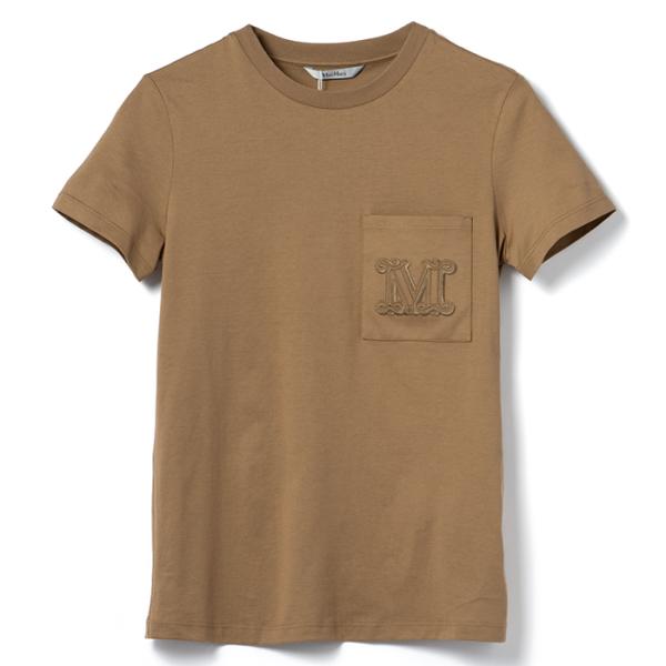 Max Mara - マックスマーラ MAX MARA Tシャツ 半袖 PAPAIA1 コットン クルーネック ジャージー ショートスリーブシャツ 2411941032 0007 Max Mara（マックスマーラ） 【並行輸入品】 MAX MARA Tシャツ 半袖