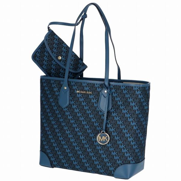 【Michael Kors】エヴァ ロゴ ストライプ トートバッグ マイケル コース MICHAEL KORS トートバッグ キャンバストート