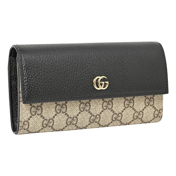 GUCCI 【並行輸入品】 長財布 二つ折り ダブルG バイカラー