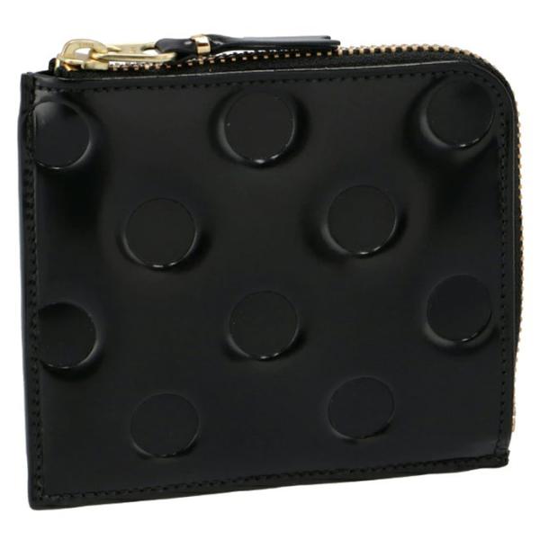 コムデギャルソン COMME DES GARCONS L字ファスナー メンズ POLKA DOTS EMBOSSED ケース  SA3100NE 0001 0001 COMME des GARCONS（コムデギャルソン） 【並行輸入品】 メンズ 財布 L