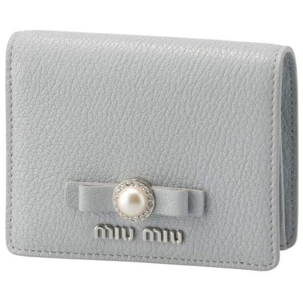 ミュウミュウ(MIUMIU) マドラス(MADRAS) レディース二つ折り財布 ミュウミュウ(MIUMIU) マドラス(MADRAS) レディース二つ折り財布