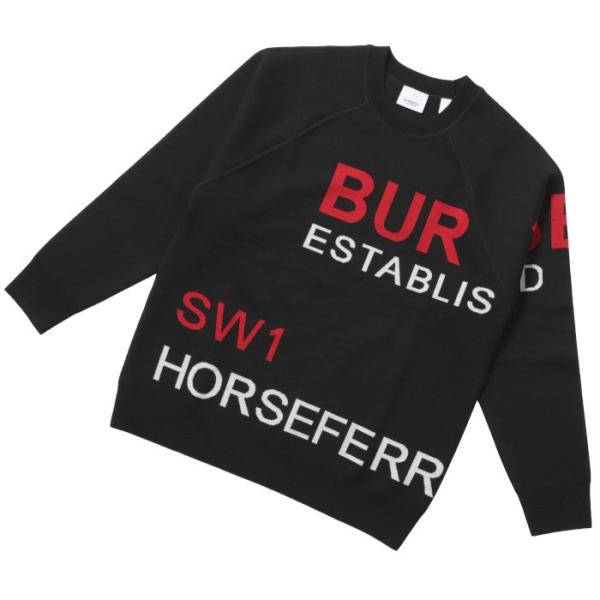 BURBERRY バーバリー ホースフェリー インターシャ メリノウール