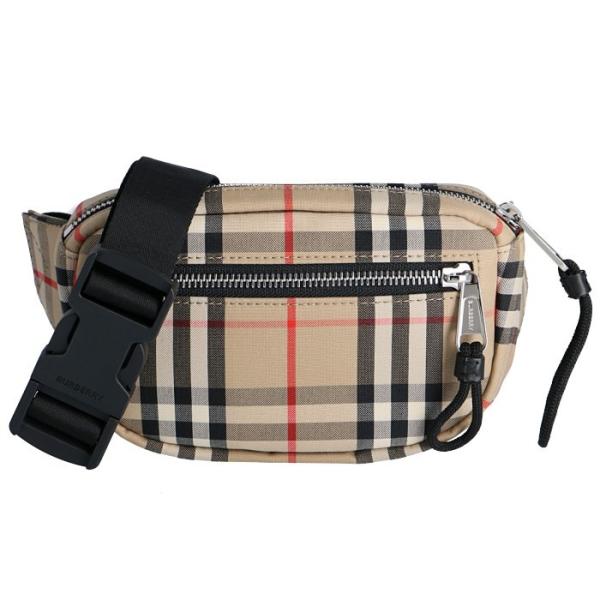 バーバリー BURBERRY スモール ヴィンテージチェック バムバッグ