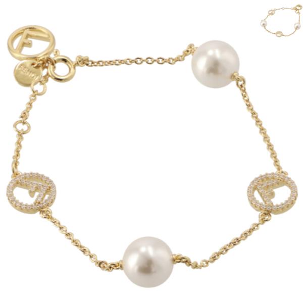 FENDI（フェンディ） 【並行輸入品】 チェーンブレスレット エフ イズ